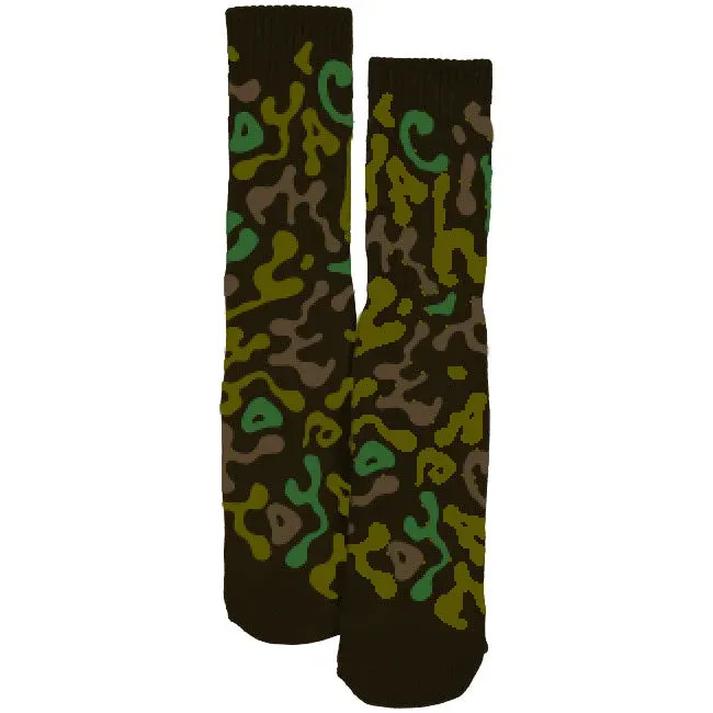 CAMO SOCKS, Colour: Black