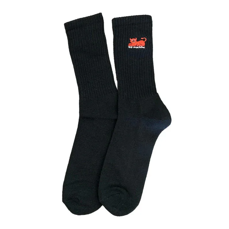 DEVIL CAT SOCK