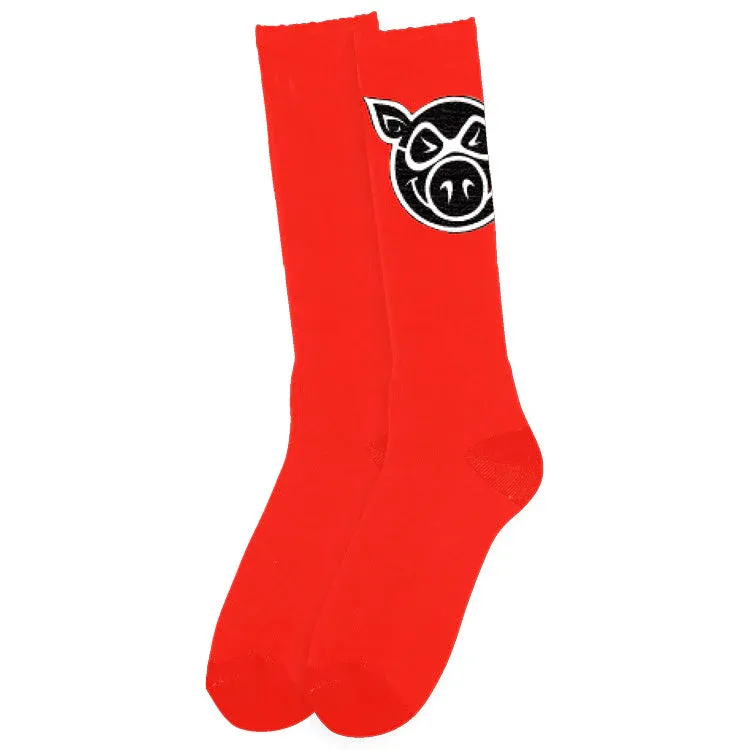 PIG HEAD TALL SOCK