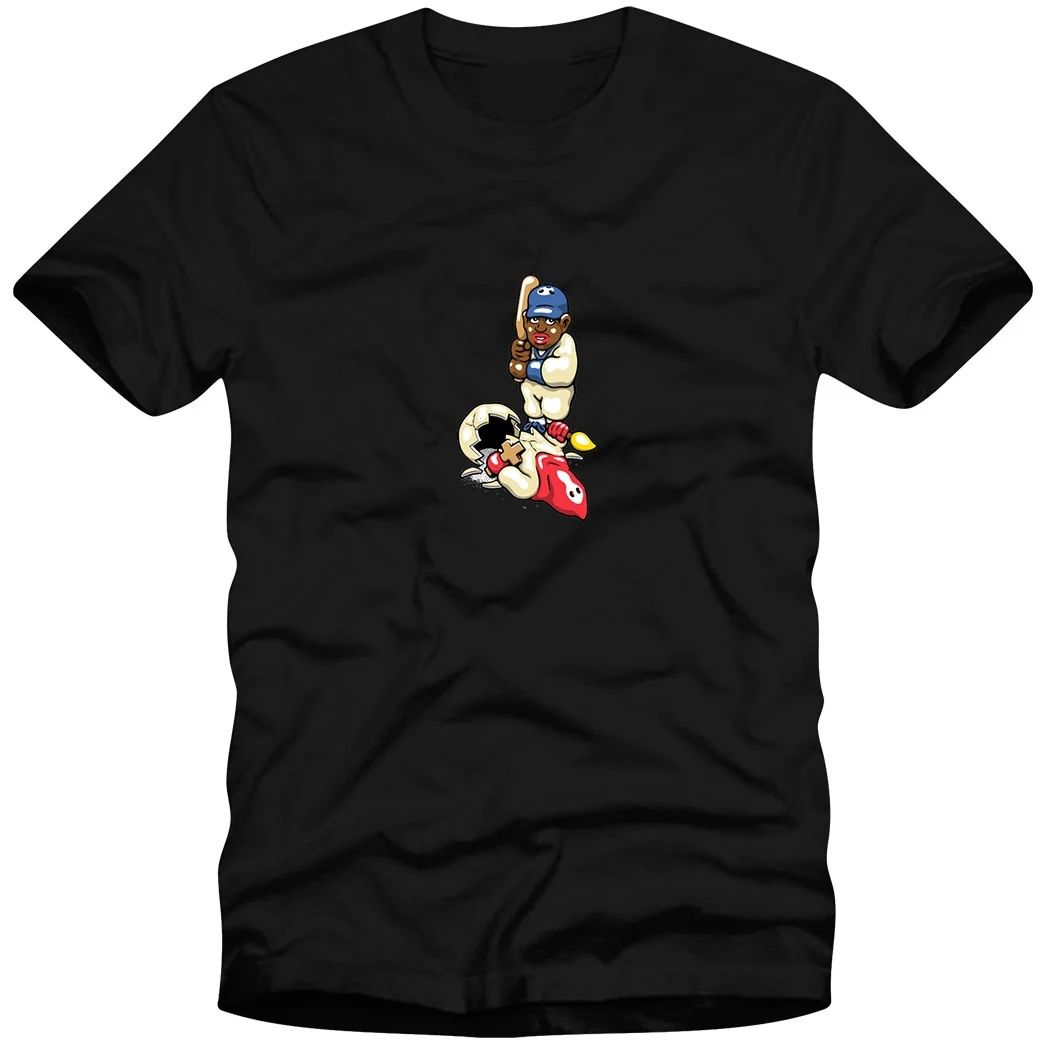 Salt 'n' Pepper T-Shirt, Colour: Black, Size: Medium