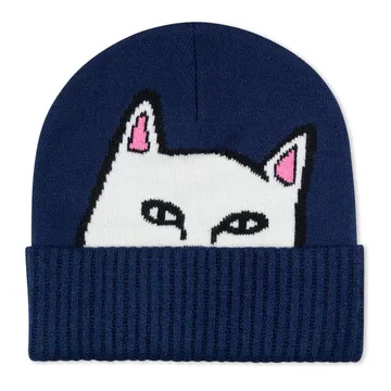 Peeking Nermal Beanie (DARK SLATE)