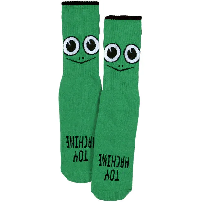 TURTLE FACE YOUTH SOCK, Colour: Green
