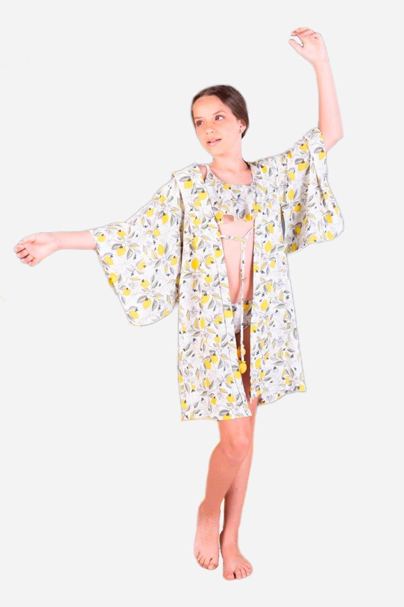 Sicilian Lemon Kimono