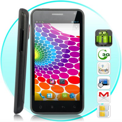 Android 4.0 Phone &quot;Velox&quot; - 3G, WiFi, 4.3 Inch HD Touch Screen