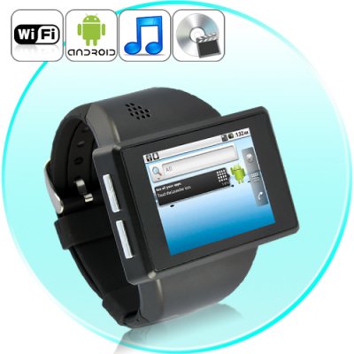Android Phone Watch &quot;Rock&quot; - 2 Inch Capacitive Screen, 8GB Micro SD, 2MP Camera