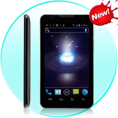 Android 4.0 Phone Tablet &quot;Kryptonite&quot; - 5.2 Inch Capacitive, 3G, 1GHz CPU, Dual SIM