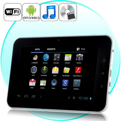 Android 4.0 Tablet PC &quot;Xinc&quot; - 7 Inch Capacitive Touch Screen, 4GB (White)