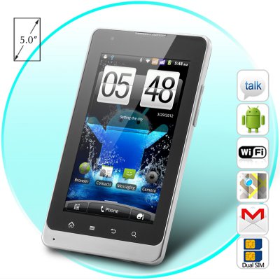 Android Phone &quot;Chimera&quot; - 5 Inch Capacitive Screen, Dual SIM