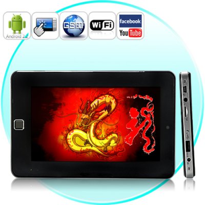 Android Tablet &quot;Nine Dragon&quot; - Phone, 7 Inch, Capacitive Touch Screen, Camera