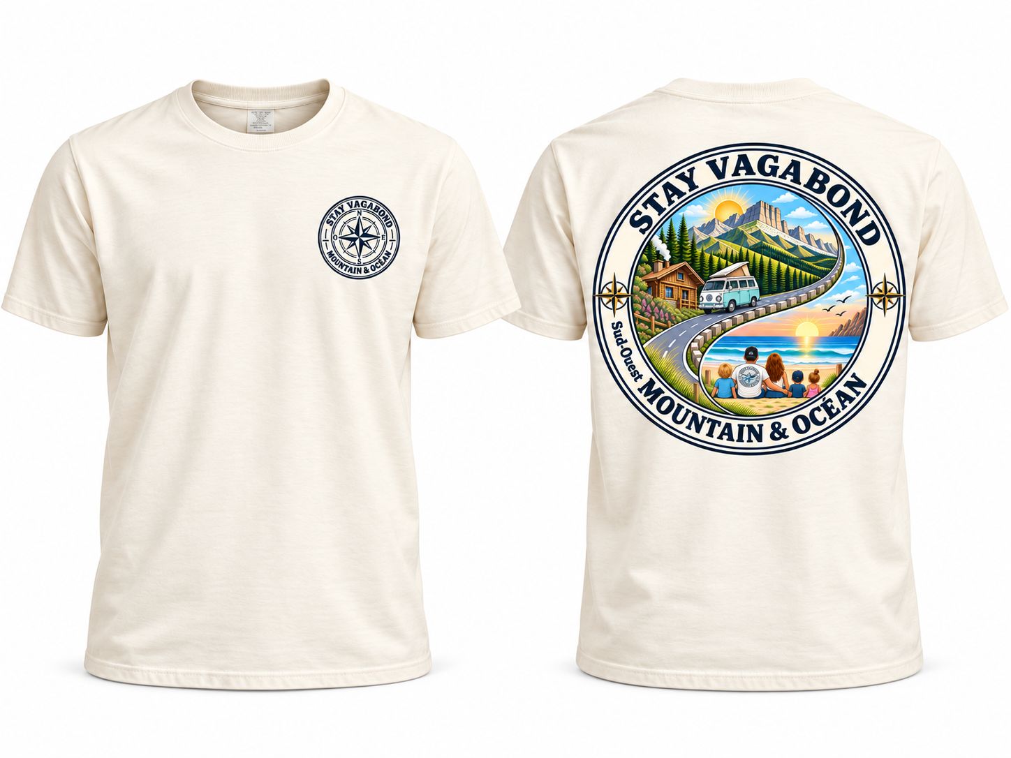 T-shirt Bio Signature – Mountain &amp; Ocean