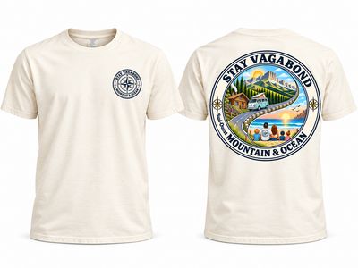 T-shirt Bio Signature – Mountain &amp; Ocean