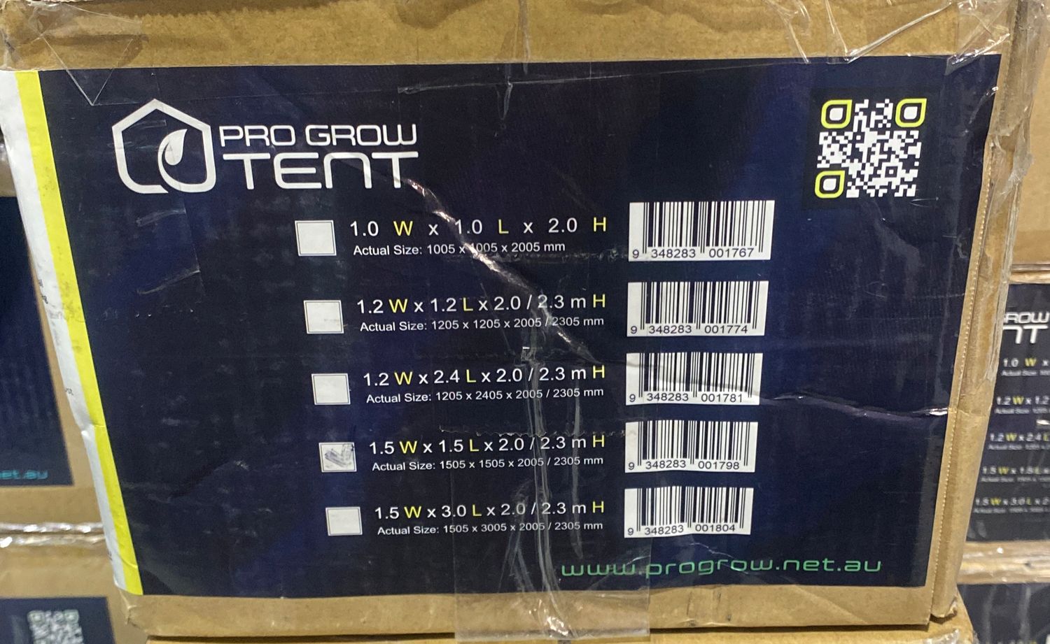 Pro grow tent 1.5 x 3 x 2/2.3 m