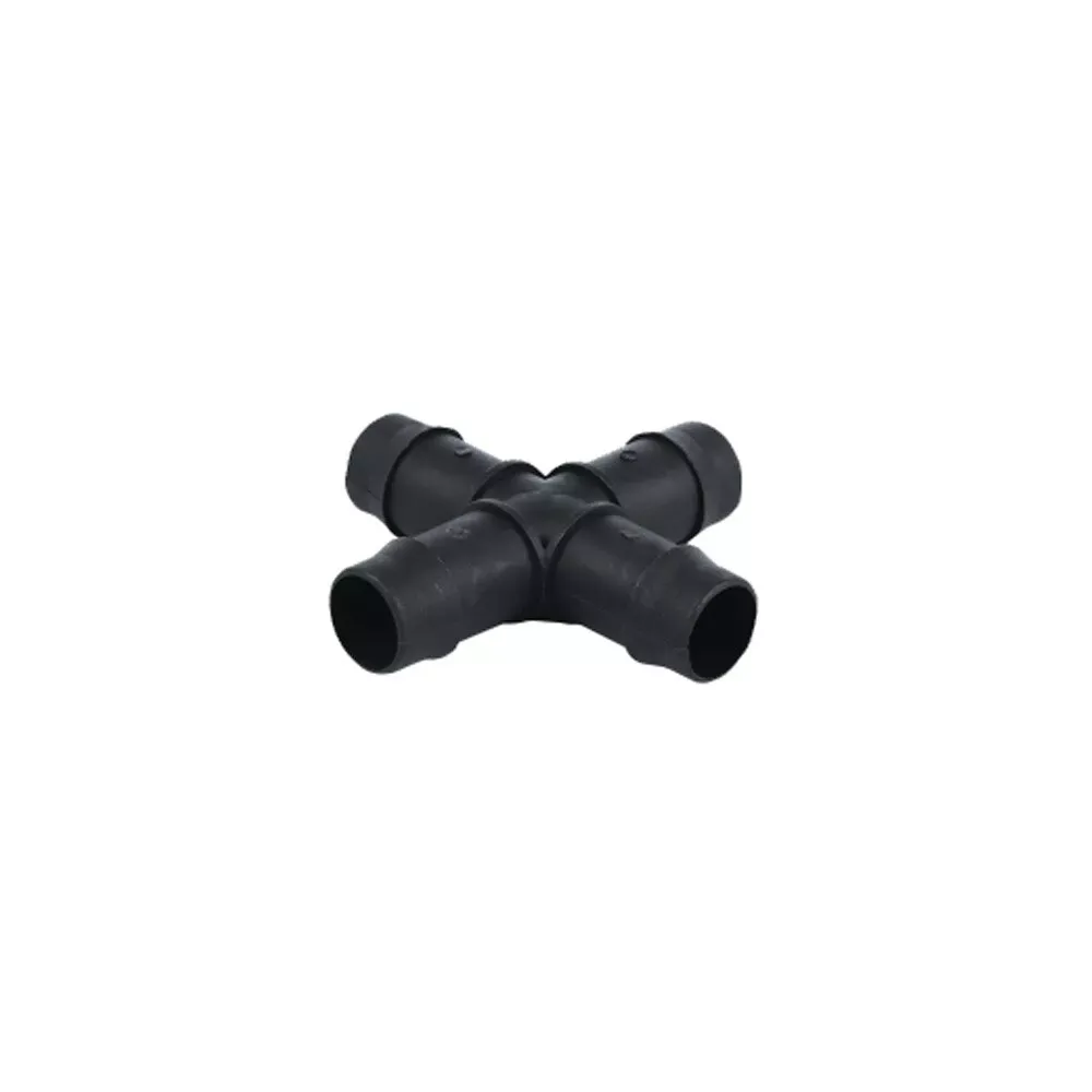 13mm Barb Cross fitting