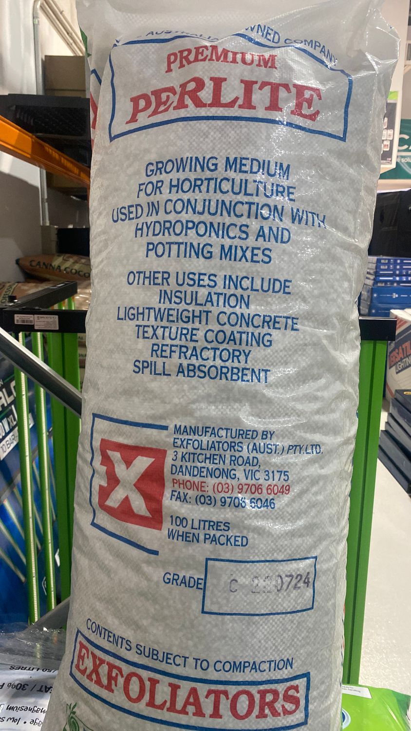 Premium Perlite Medium 100 Litres
