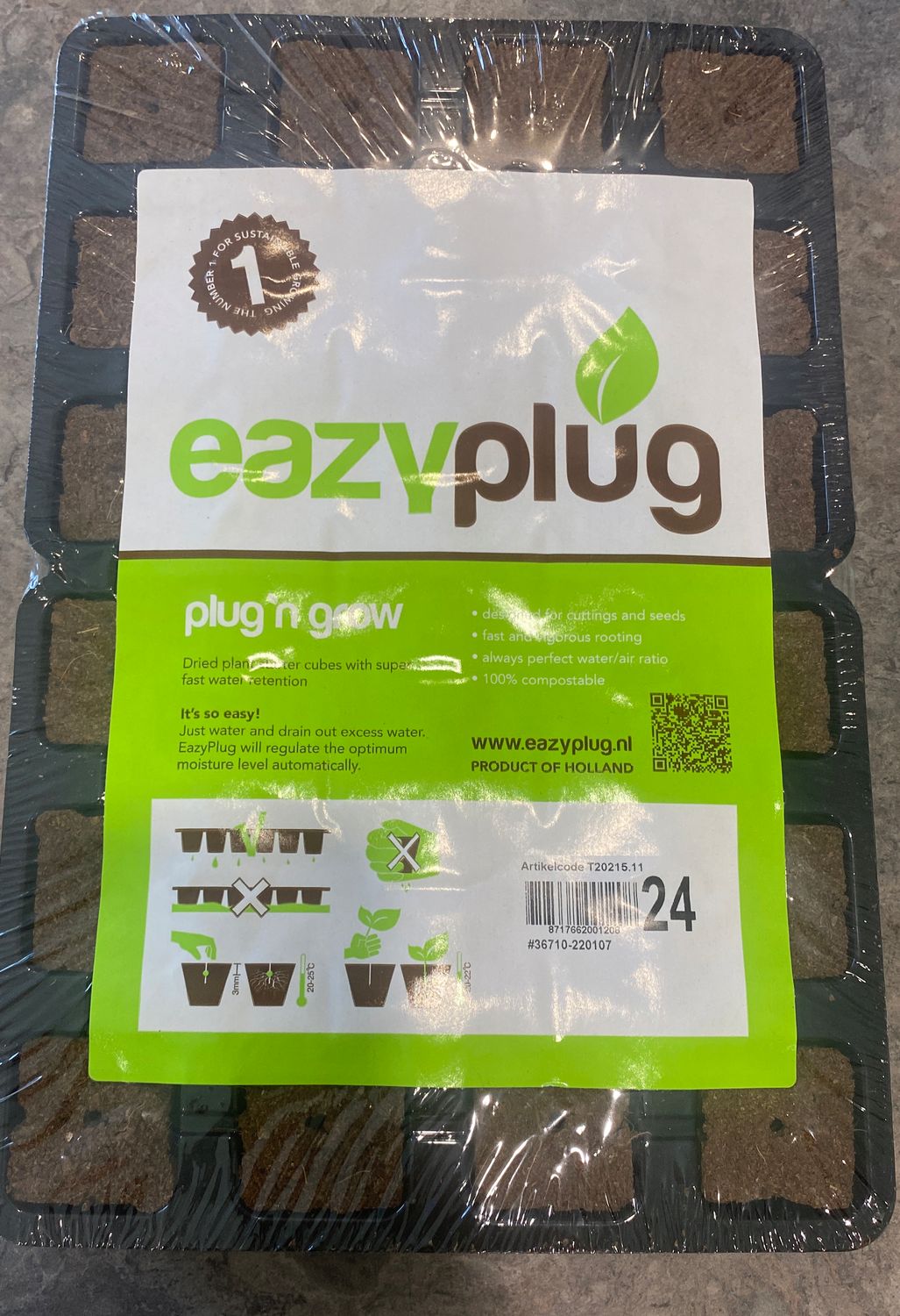 Easy plug ct 24 tray