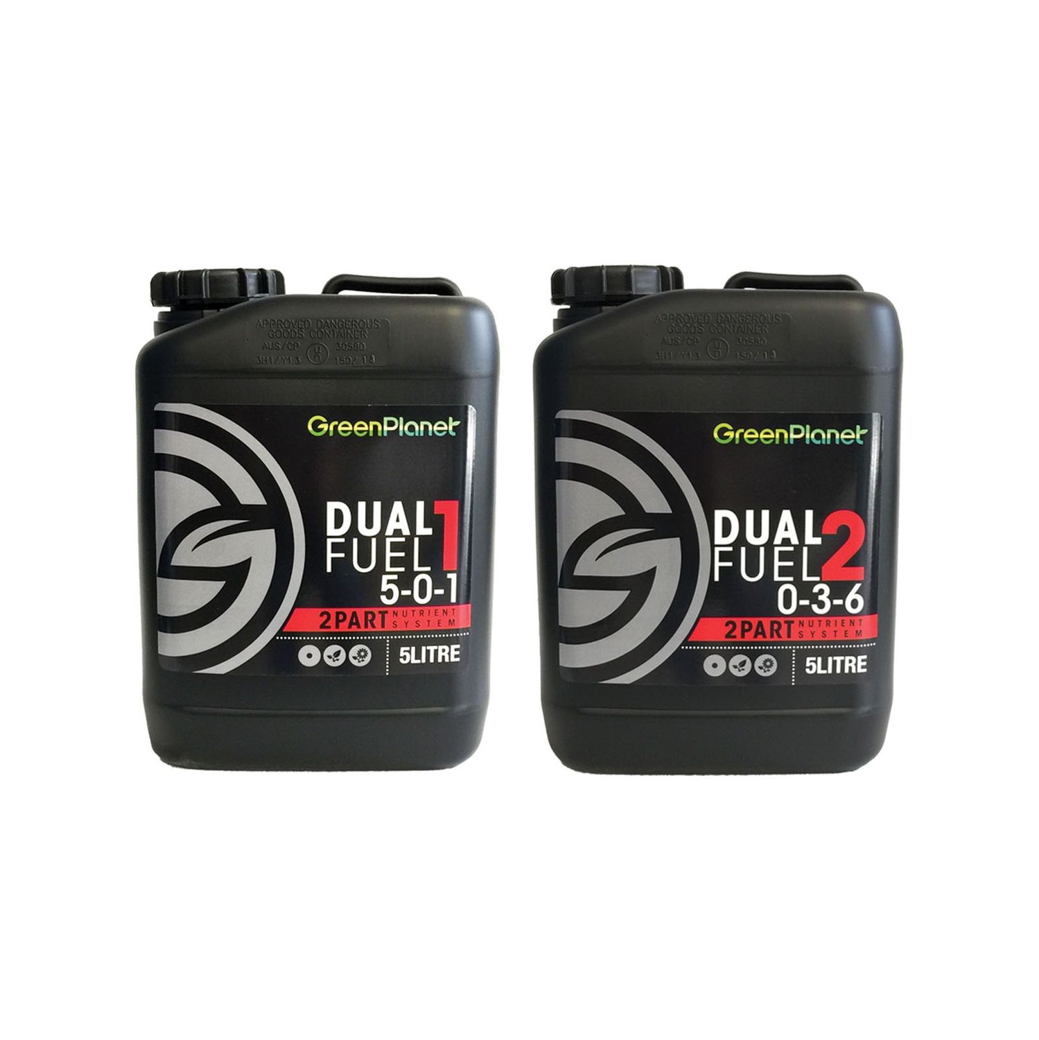Green planet dual fuel A+B set 5ltr