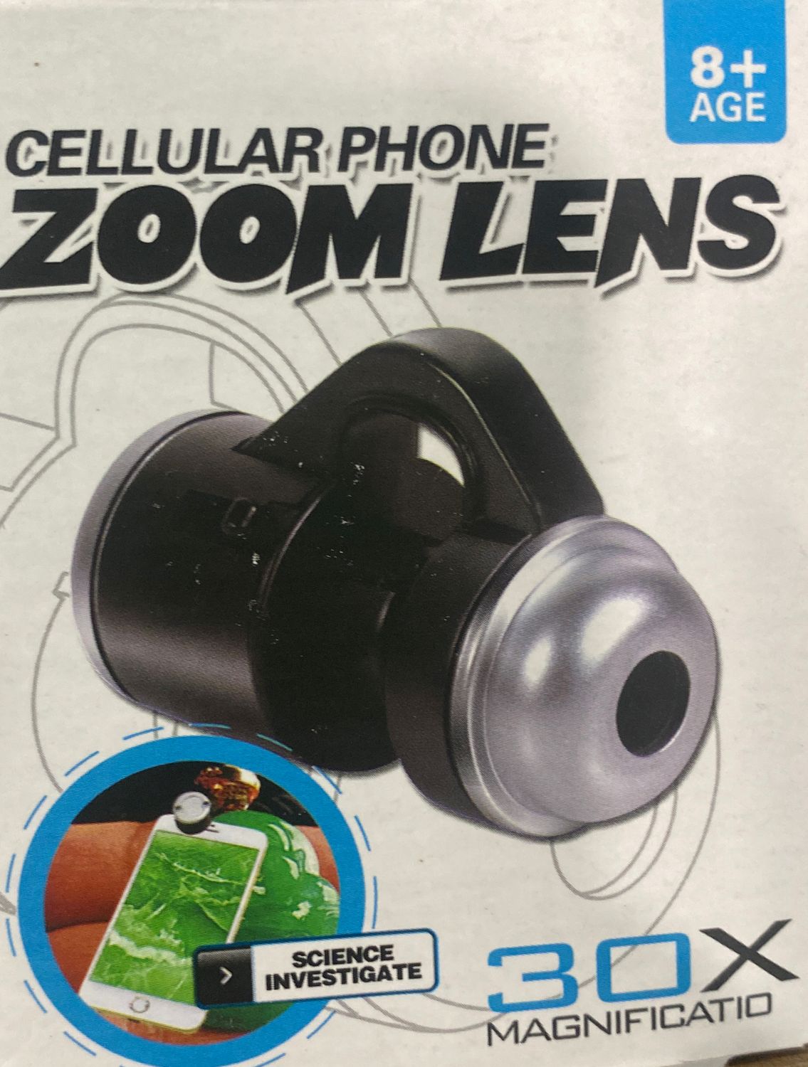 Cellphone zoom lens