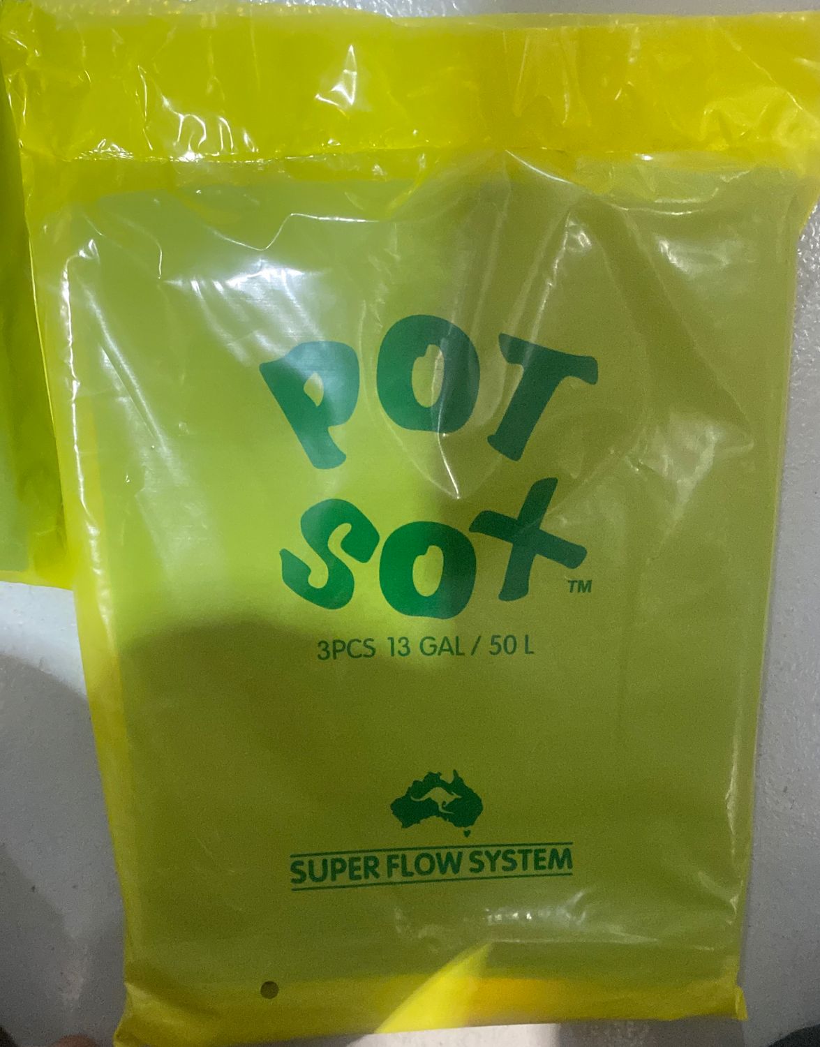 Pot sox 50ltr 3 pack