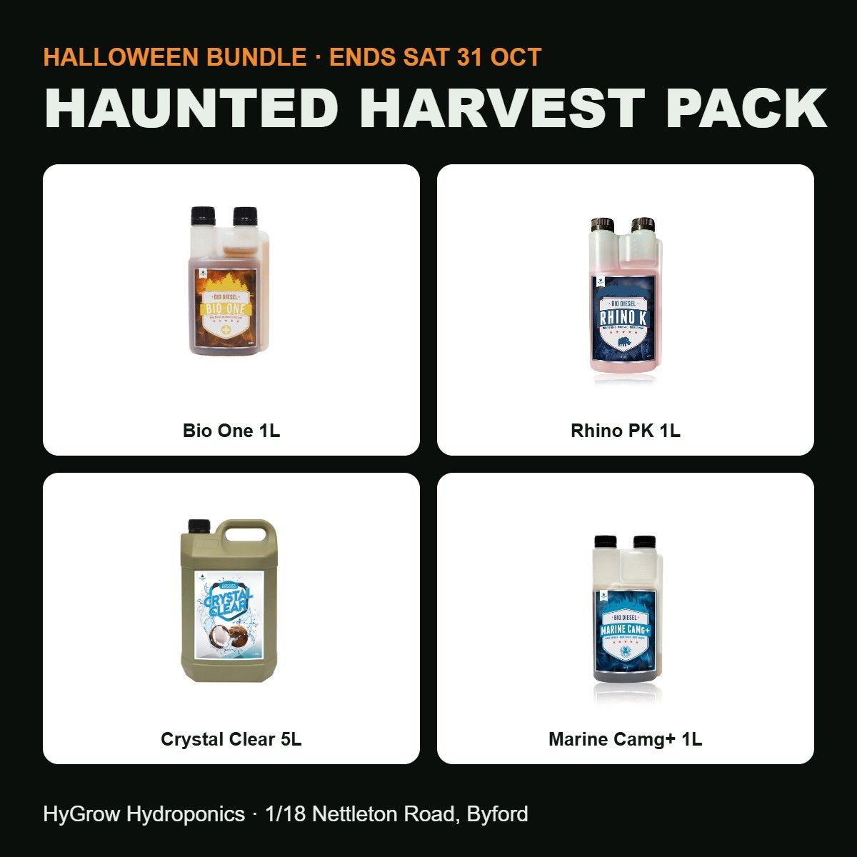Haunted Harvest Pack - Halloween Bio Diesel Bundle