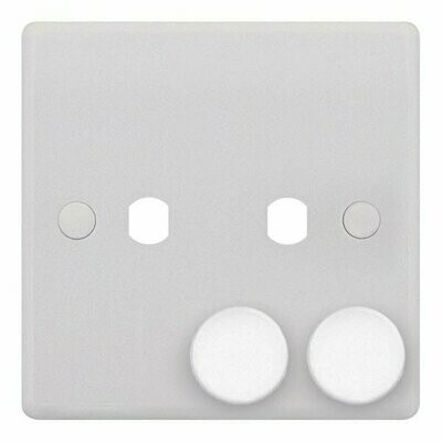 Dimmer Plate with Knobs