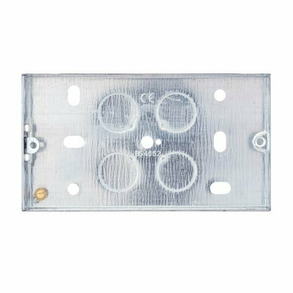 LG8288-25MET 2 Gang Galvanised Steel Back Box