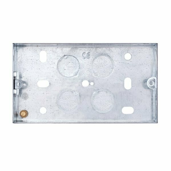 LG8288-35MET 2 Gang Galvanised Steel Back Box