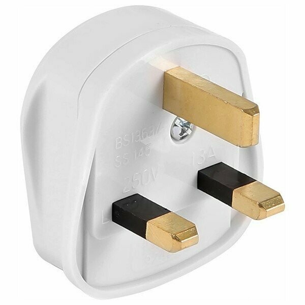 Fused Tough Plug 13A White