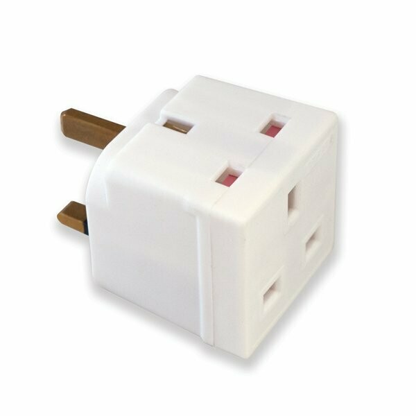 LG8428 13 Amp 2 Way Adaptor