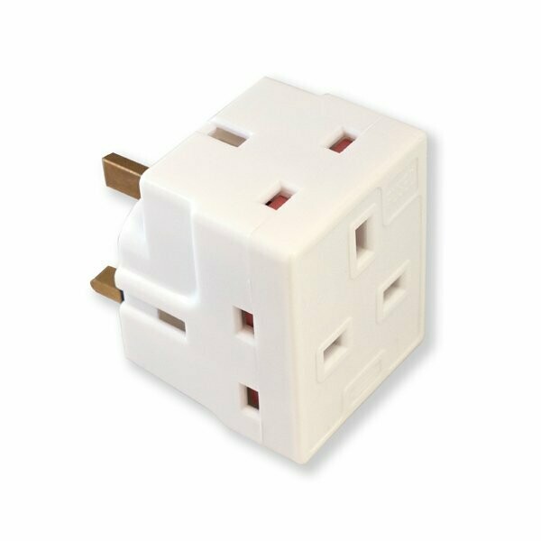 LG8998 13 Amp 3 Way Adaptor
