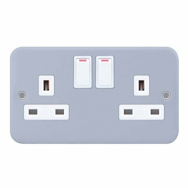 LG9096MB 2 Gang 13 Amp Socket DP