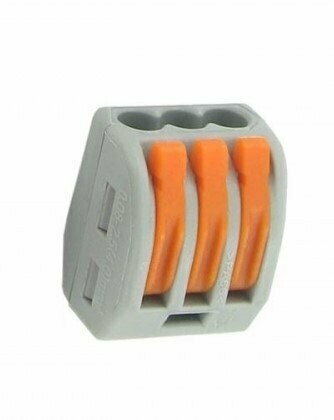 W222-3 3 POLE LEVER CONNECTOR (BOX 50)