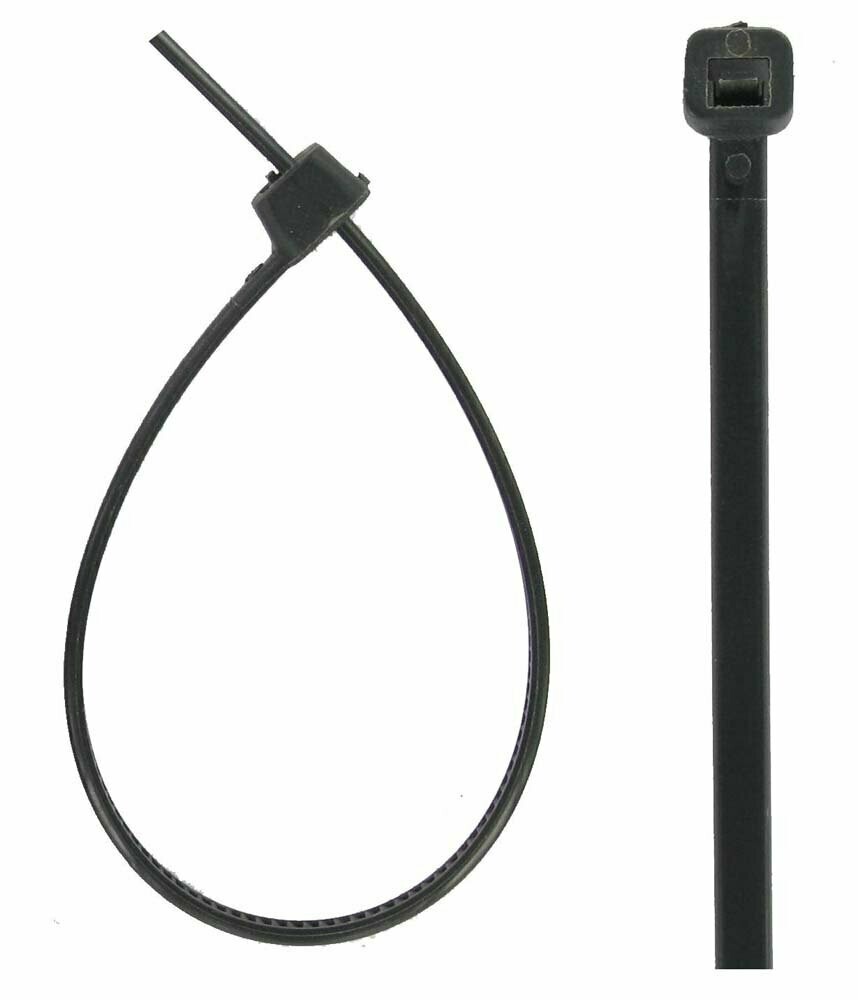 CT76200B CABLE TIES 7.6 X 200mm BLACK