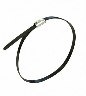 CTSSB360 4.6 x 300 S/STEEL BLACK COATED CABLE TIE