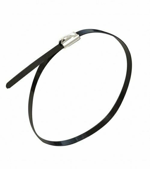 CTSSB520 7.9 x 520 S/STEEL BLACK COATED CABLE TIE