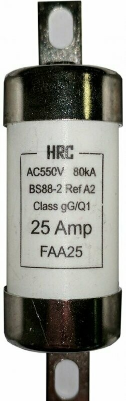 AA025 25A HRC FUSE (A2 TYPE) TIA20