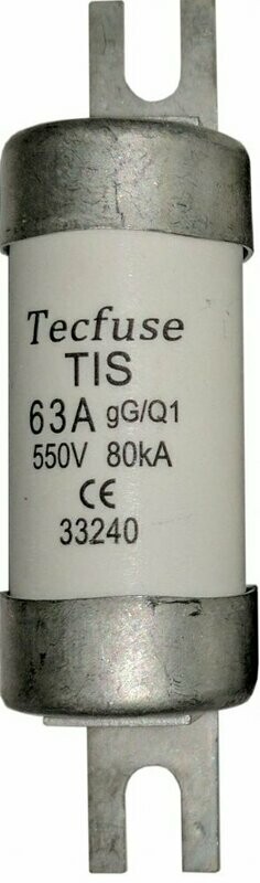 BAO63 63A HRC FUSE (A3 TYPE) TIS63