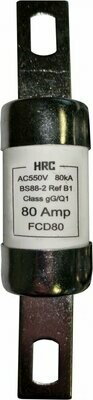 FCD80 B1 Type HRC Fuse - Centre Bolted