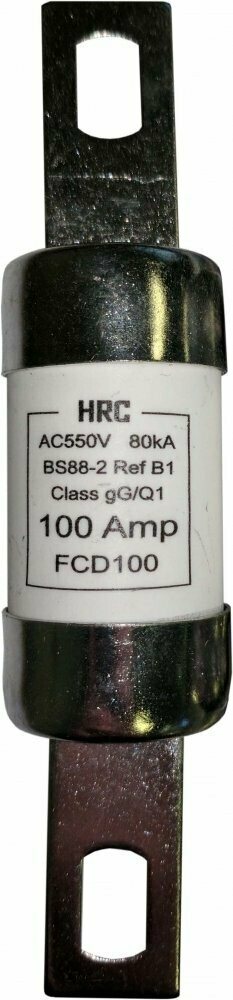 CD100 B1 Type HRC Fuse - Centre Bolted