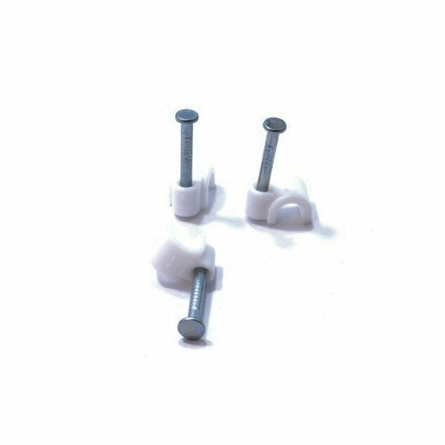 CR8 8MM ROUND CLIPS WHITE