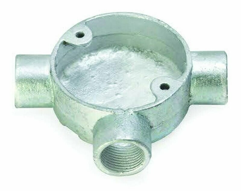 TEE20 - 20mm GALV MALL BOX -TEE