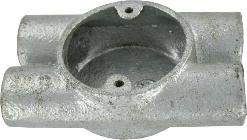 H20 20MM H TWIN THROUGH MALLEABLE BOX