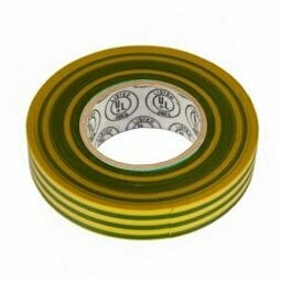 PT33GY 33 METRE GREN/YELLOW PVC INSULATION TAPE