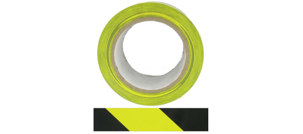 HTY HAZARD TAPE YELLOW / BLACK- ADHESIVE