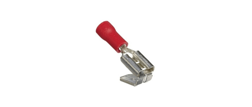 TPPR PIGGY BACK TERMINAL 6.3 RED WT55