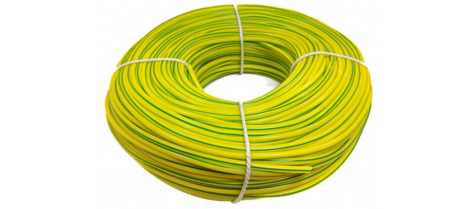 SL2GY 2mm x 100m Green/Yellow Sleeving