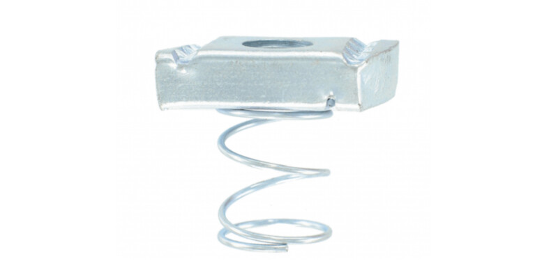 CNSM6 M6 CHANNEL NUTS SHORT SPRING Z