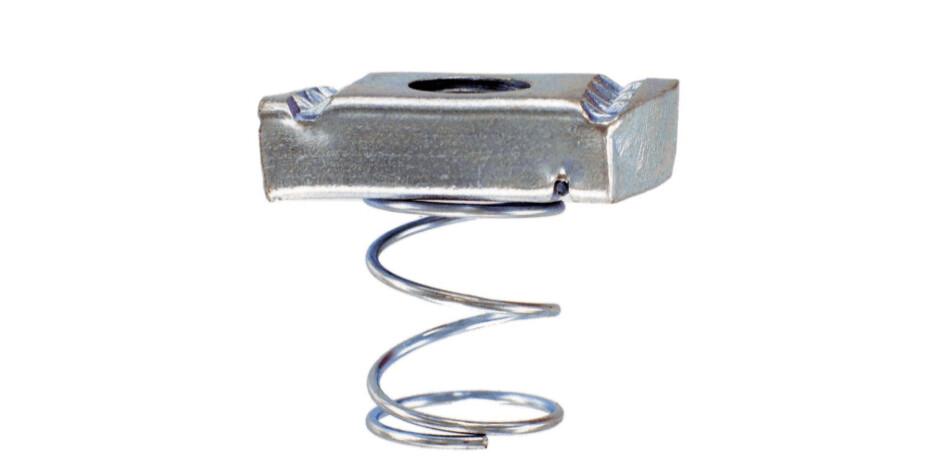 CNS10S A4 S/S M10 CHANNEL NUTS SHORT SPRING