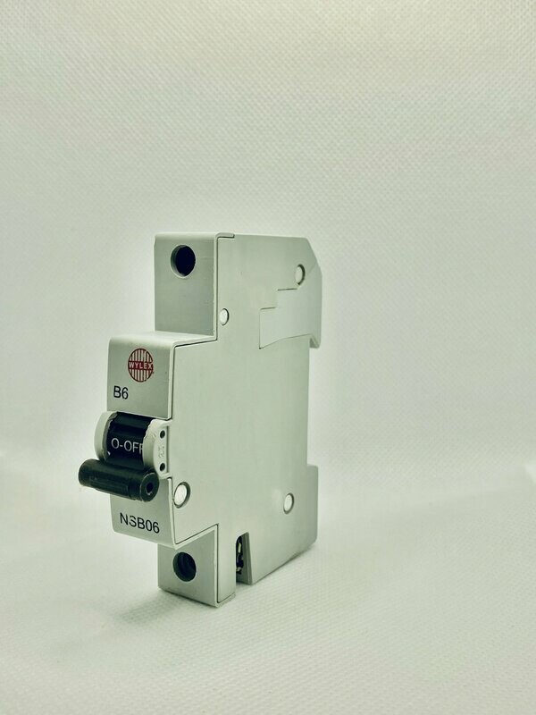 Wylex  NSB06  6A 1-Pole Curve-B Miniature Circuit Breaker