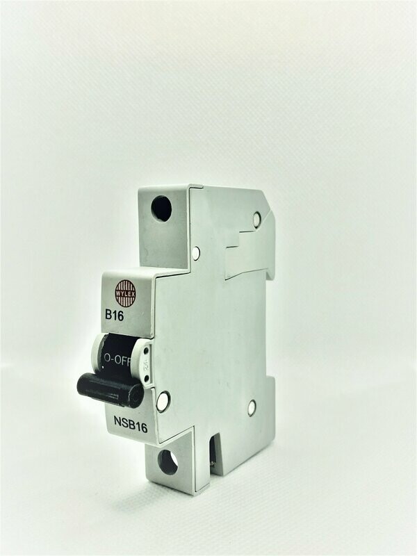Wylex NSB16  16A 1-Pole Curve-B Miniature Circuit Breaker 6/10kA