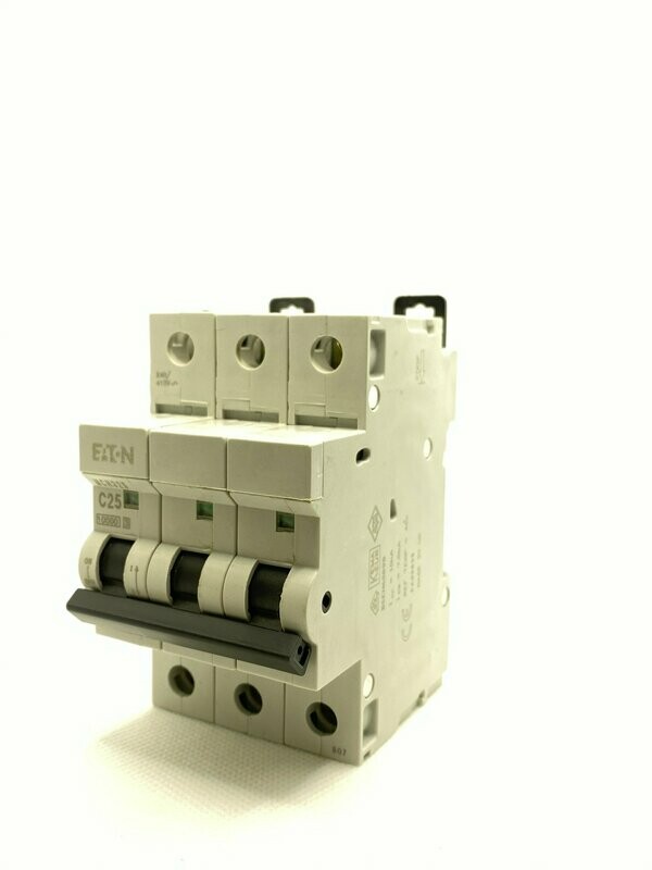 Eaton MCH325 25A Triple Pole 10kA C Curve MCB